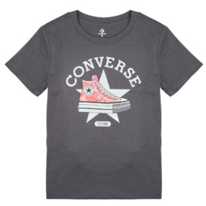 T-shirt ragazza Converse  SNEAKER GRAPHIC T-SHIRT  Nero Converse 198466970989