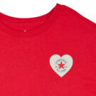 T-shirt ragazza Converse VALENTINE'S DAY BF TEE Rosso T-shirt maniche corte Bambina - 3