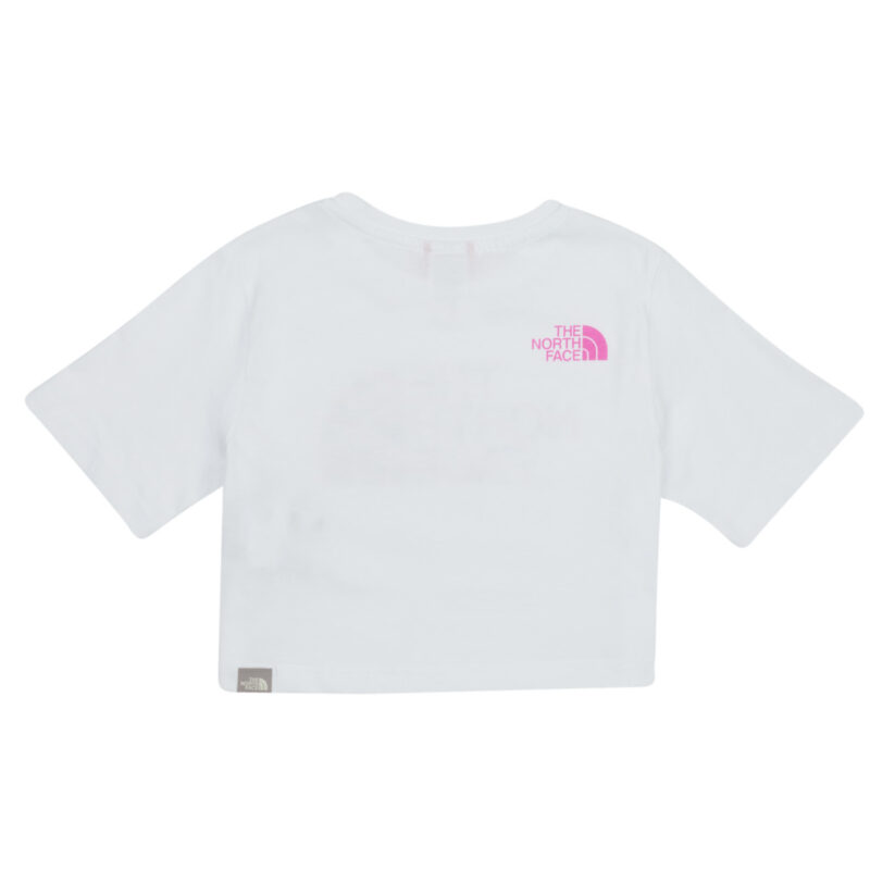 T-shirt ragazza The North Face Girls S/S Crop Easy Tee Bianco T-shirt maniche corte Bambina - 2