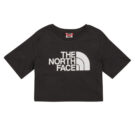 T-shirt ragazza The North Face Girls S/S Crop Easy Tee Nero T-shirt maniche corte Bambina - 1