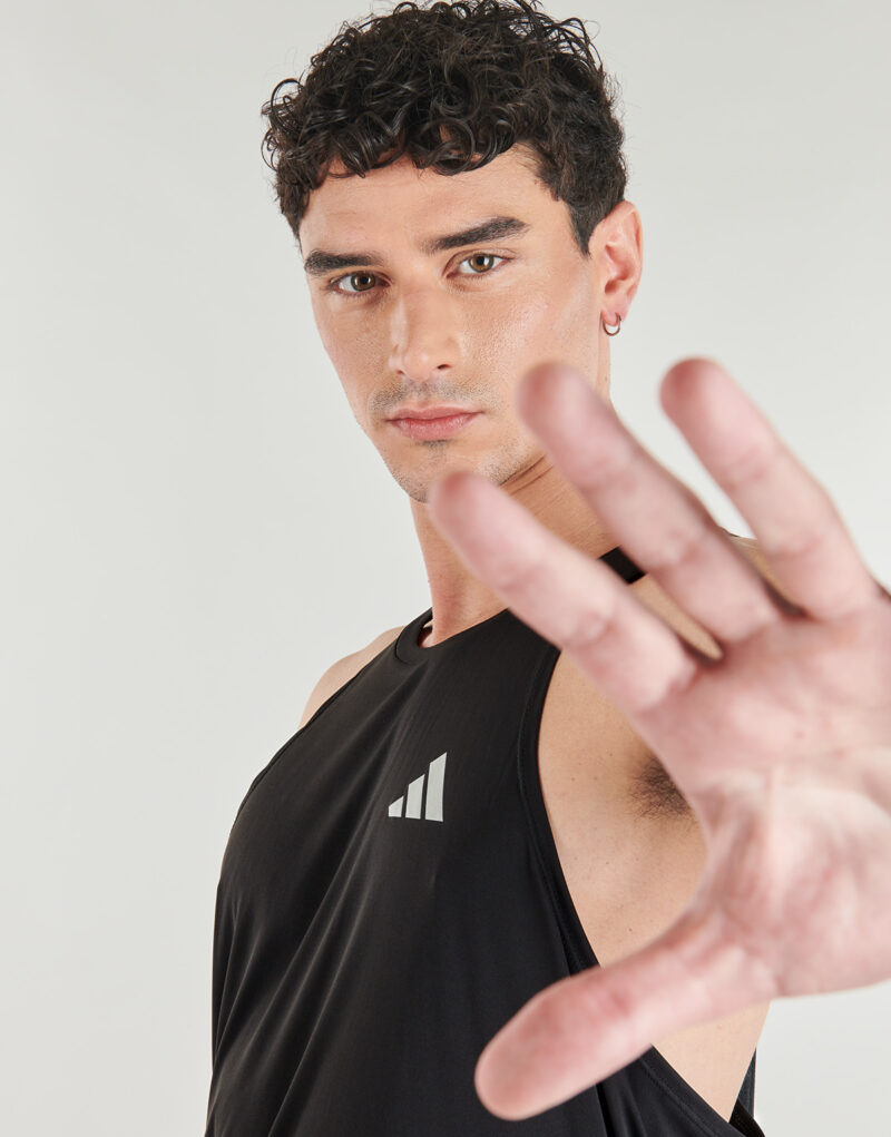 T-shirt senza maniche adidas 0 Nero T-shirt senza maniche Uomo - 5