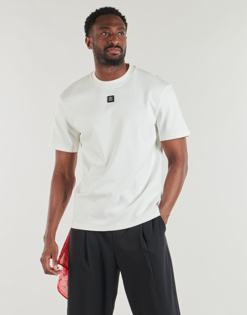 T-Shirt HUGO Dalile Bianco Herren Kurzarm-T-Shirt - 2
