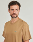 T-shirt Lacoste T-shirt &agrave; manches courtes marron pour homme TH7318 - 5