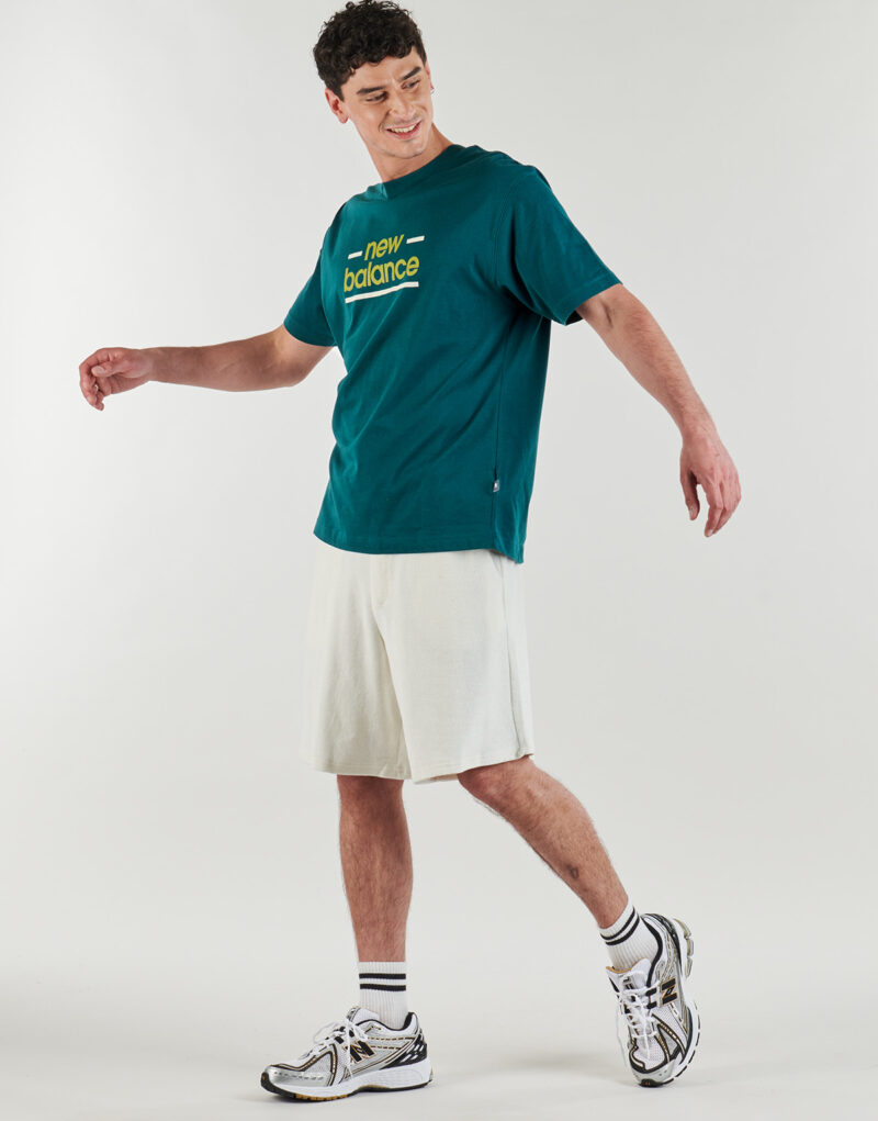 New Balance LINEAR LINES T-SHIRT Gr&uuml;n Herren Kurzarm-T-Shirt - 3