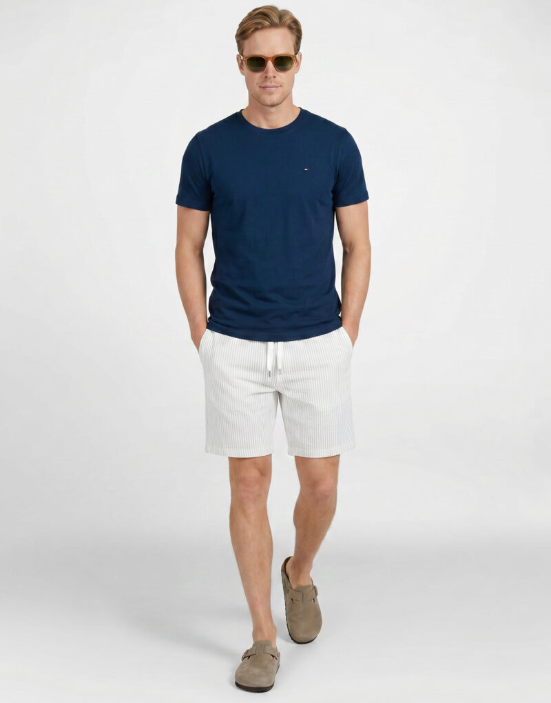 Tommy Hilfiger T-shirt ESS SEASONAL REG FIT SOLID TEE Marine - Men's short-sleeved T-shirt - 2