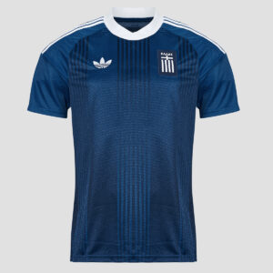 T-shirt uomo adidas  Away Greece Football Jersey  Blu adidas 4068817956442