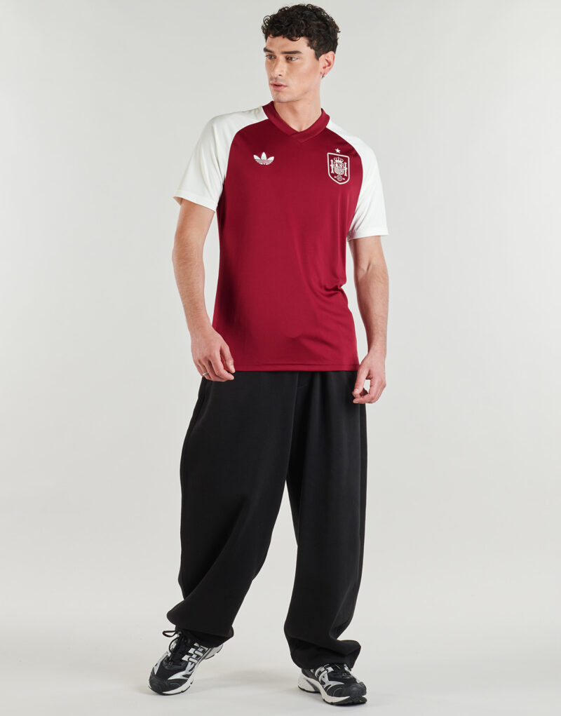T-shirt adidas Preshirt ext&eacute;rieur Espagne, rouge, manches courtes, taille 3