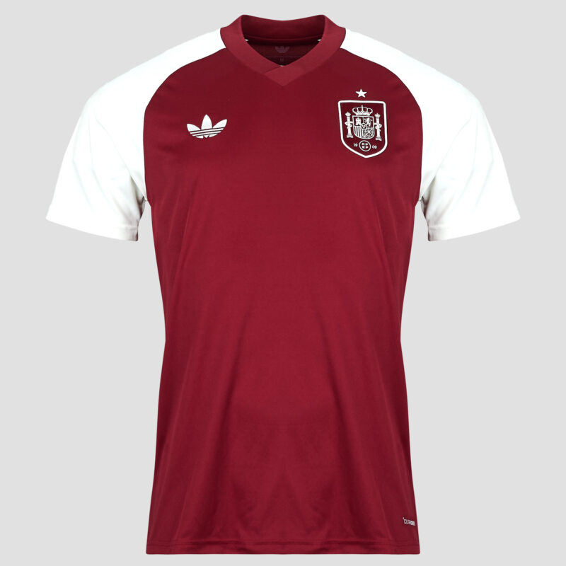T-shirt adidas Preshirt ext&eacute;rieur Espagne, rouge, manches courtes, taille 1