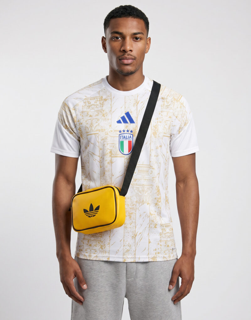 T-shirt adidas Preshirt Home Italy Football Jersey Bianco T-shirt maniche corte Uomo - 2