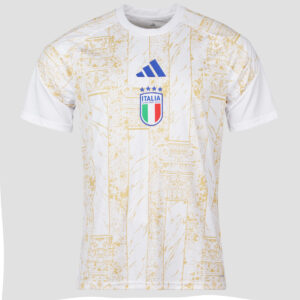 T-shirt uomo adidas  Preshirt Home Italy Football Jersey  Bianco adidas 4068819047377