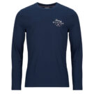 Camiseta de manga larga Tommy Hilfiger SCRIPT STACK LS REGULAR TEE Marine - Camisetas de manga larga para hombre - 1