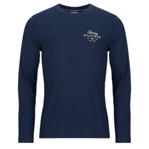 T-shirts a maniche lunghe uomo Tommy Hilfiger  SCRIPT STACK LS REGULAR TEE Tommy Hilfiger 8721386144622