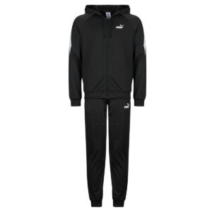 Tuta uomo Puma  Hooded Poly  Suit  Nero Puma 4069161412592