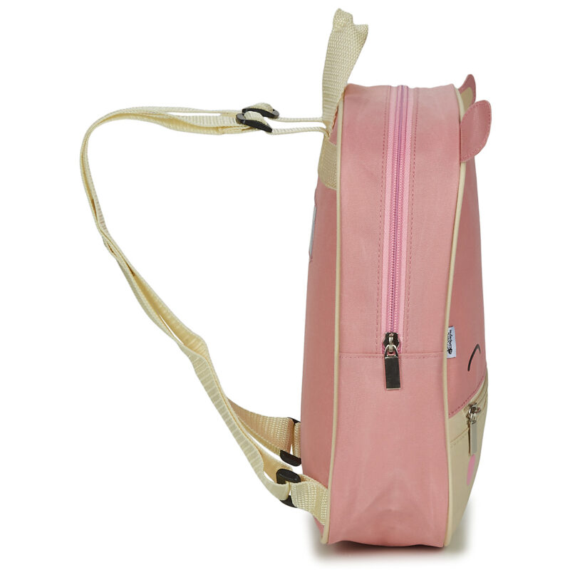 Bambino Citrouille et Compagnie BEAR PINK Rosa Zaino Bambino - 3