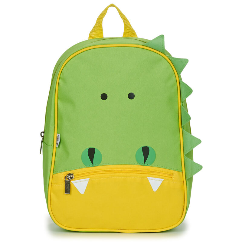 Bambino Citrouille et Compagnie CROCODILE GREEN Verde Zaino Bambino - 1