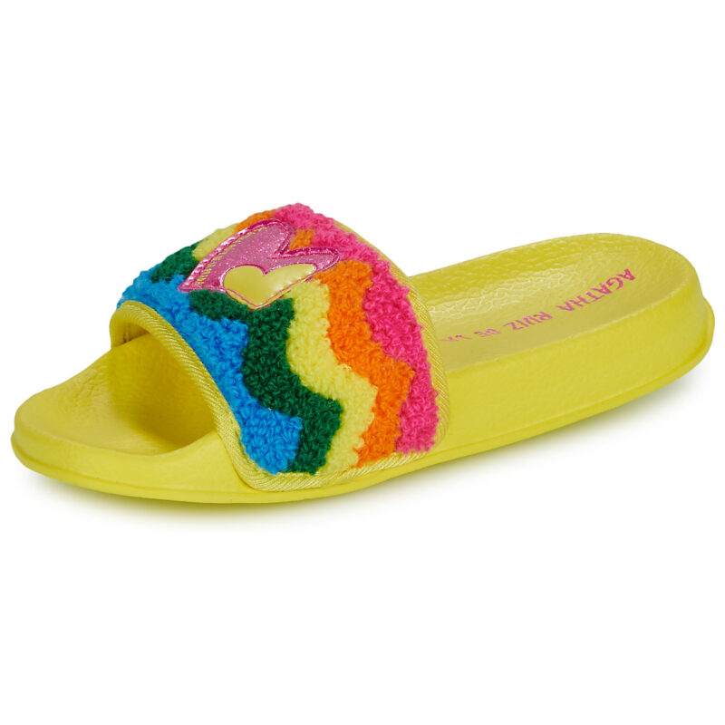 ragazza Agatha Ruiz de la Prada FLIP FLOPS Giallo ciabatte Bambina - 4