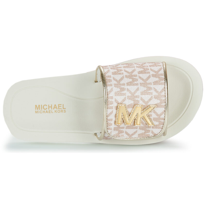 ragazza MICHAEL Michael Kors ELI CARROLL Beige ciabatte Bambina - 6