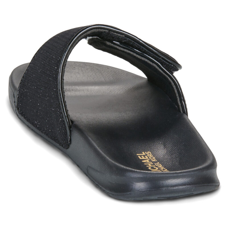 ragazza MICHAEL Michael Kors JETT DARBY Nero ciabatte Bambina - 5