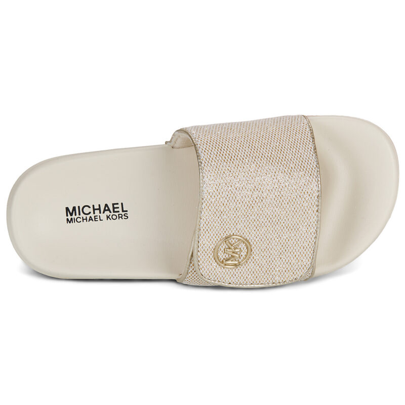 ragazza MICHAEL Michael Kors JETT DARBY Oro ciabatte Bambina - 6