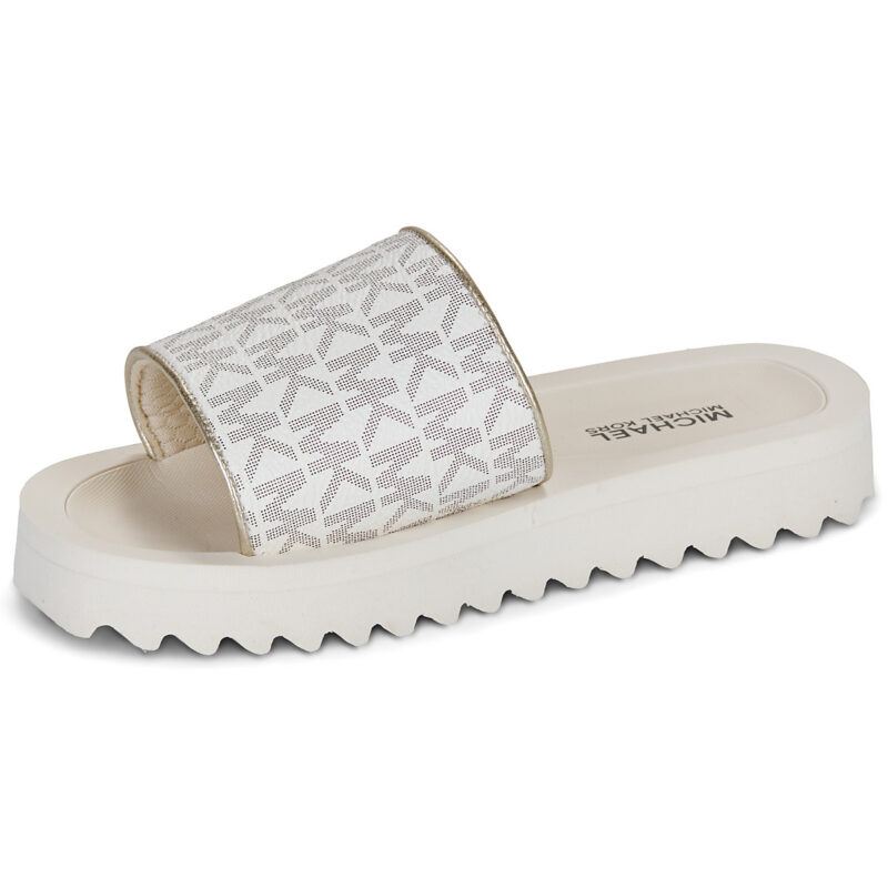 ragazza MICHAEL Michael Kors TEAGAN MERRICK 2 Beige ciabatte Bambina - 4
