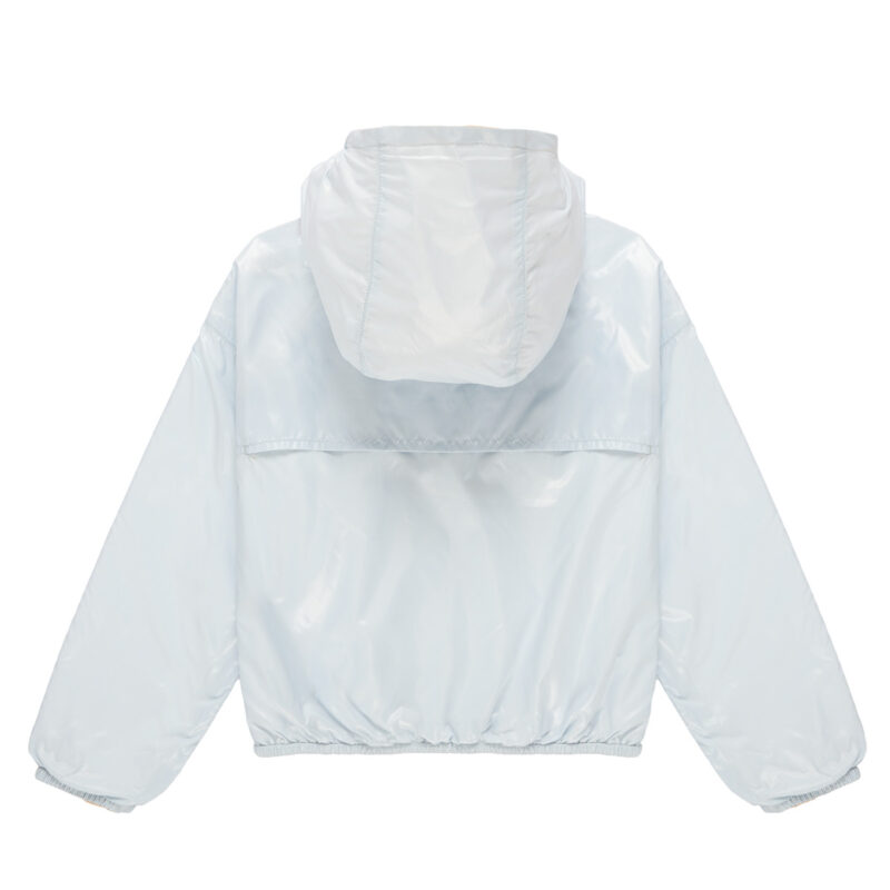giacca a vento ragazza K-Way LE VRAI JAKE PLUS 2. DOUBLE Beige giacca a vento Bambina - 4