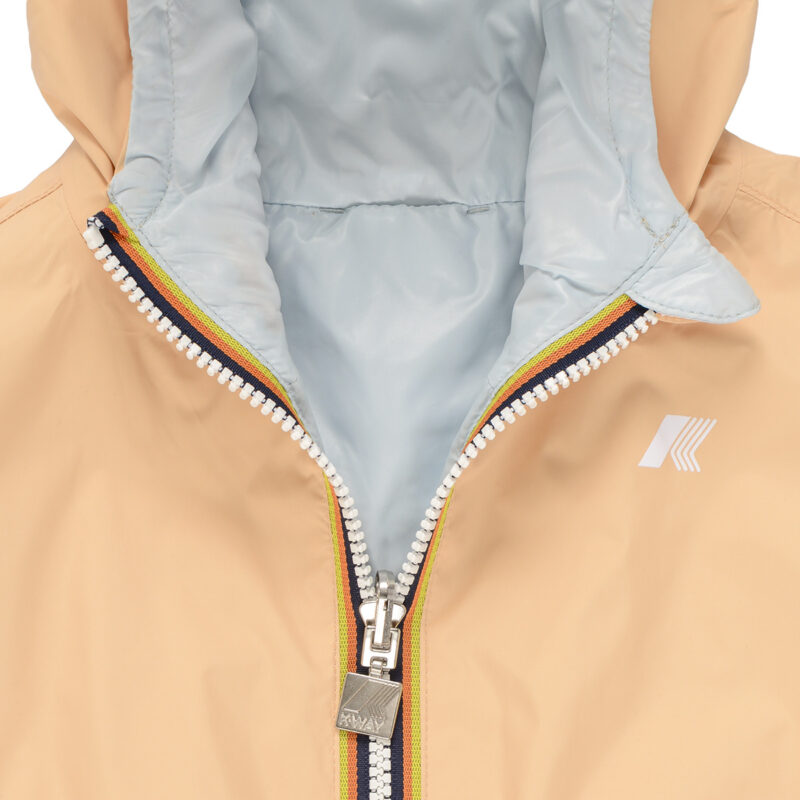 giacca a vento ragazza K-Way LE VRAI JAKE PLUS 2. DOUBLE Beige giacca a vento Bambina - 5