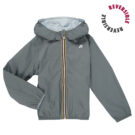 giacca a vento ragazza K-Way LE VRAI JAKE PLUS 2. DOUBLE Verde giacca a vento Bambina - 1