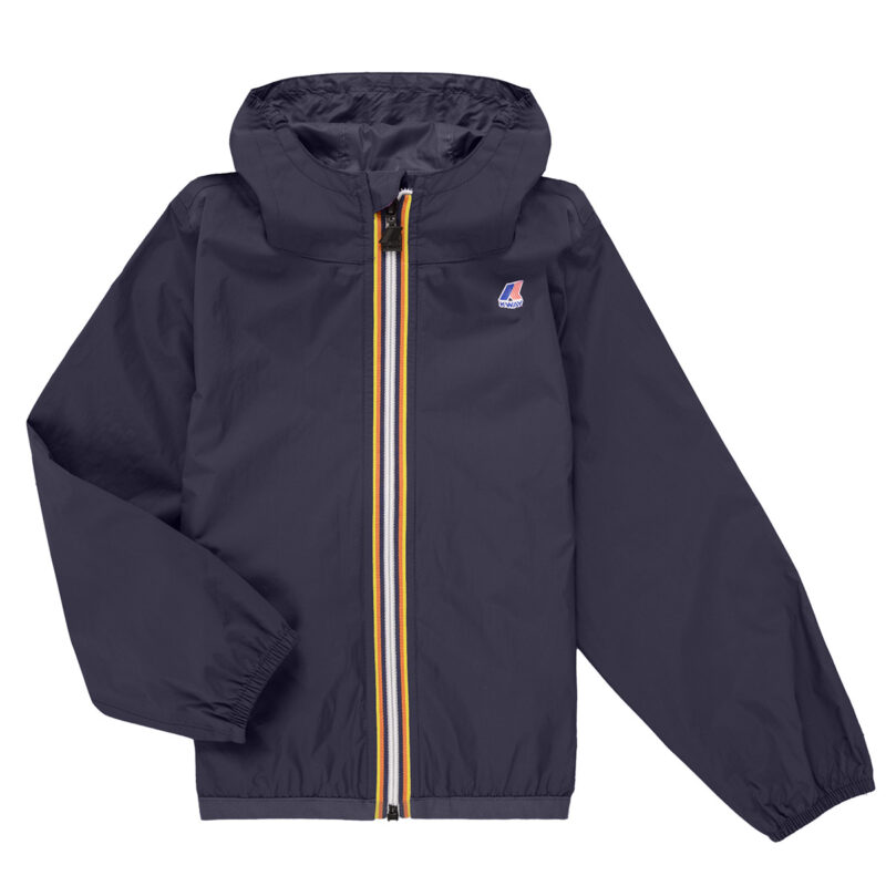 chica rompevientos K-Way LE VRAI PETIT CLAUDE 4.0 Cortavientos 100% NYLON RECICLADO Azul Ni&ntilde;a - 1
