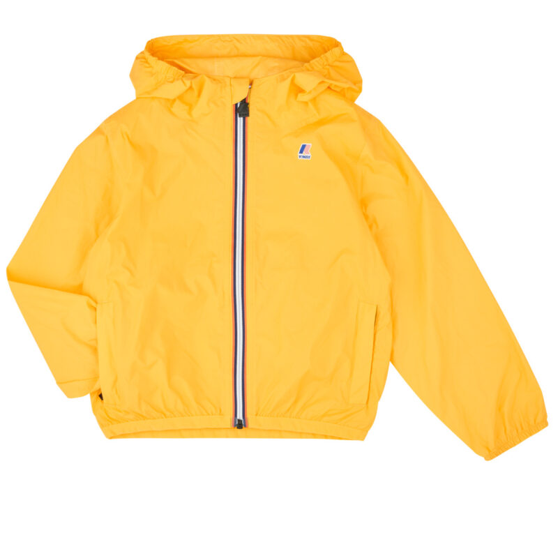 chica rompevientos K-Way LE VRAI PETIT CLAUDE 4.0 100% NYLON RECICLADO Cortavientos amarillo para ni&ntilde;a - 1