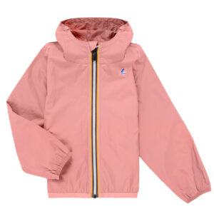 giacca a vento ragazza K-Way  LE VRAI PETIT CLAUDE 4.0 100 % NYLON RECYCLED  Rosa K-Way 8055037640103