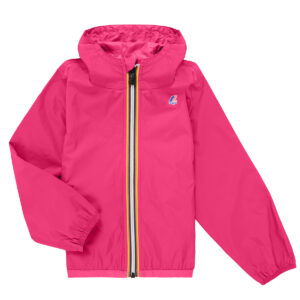giacca a vento ragazza K-Way  LE VRAI PETIT CLAUDE 4.0 100 % NYLON RECYCLED  Rosa K-Way 8059005208937