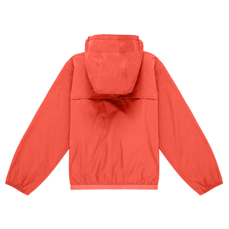 chica rompevientos K-Way LE VRAI PETIT CLAUDE 4.0 100% NYLON RECICLADO Cortavientos rojo para ni&ntilde;a - 2