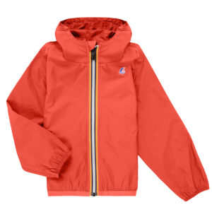 giacca a vento ragazza K-Way  LE VRAI PETIT CLAUDE 4.0 100 % NYLON RECYCLED  Rosso K-Way 8055037639862