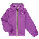 chica rompevientos K-Way LE VRAI PETIT CLAUDE 4.0 Cortavientos 100% NYLON RECICLADO Morado Ni&ntilde;a - 1