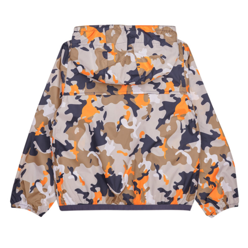 giacca a vento ragazza K-Way P. LE VRAI 3.0 CLAUDE GRAPHIC Multicolore giacca a vento Bambina - 2