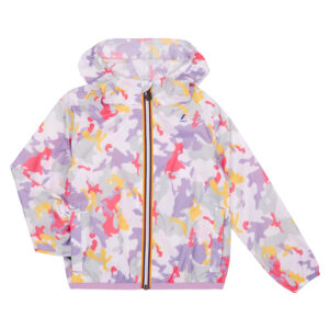 giacca a vento ragazza K-Way  P. LE VRAI 3.0 CLAUDE GRAPHIC  Multicolore K-Way 8056005566715