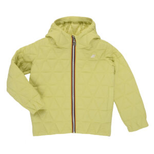 giacca a vento ragazza K-Way  P. MADLAINE DIAMOND QUILTED WARM  Giallo K-Way 8055037706472