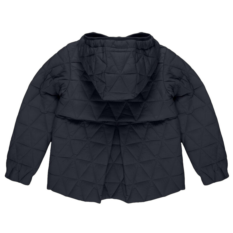 giacca a vento ragazza K-Way P. MADLAINE DIAMOND QUILTED WARM Marine giacca a vento Bambina - 2