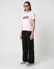 T-shirt Vans FLYING V CREW SS TEE Rosa T-shirt maniche corte Donna - 3
