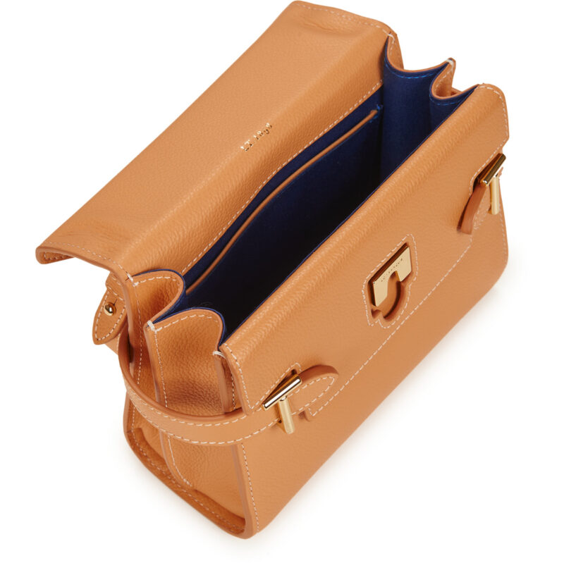 Donna Le Tanneur EMILIE SMALL Arancio Borsetta Donna - 5