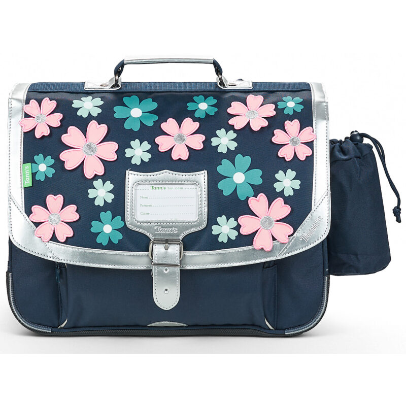Tann's HORTENSE CARTABLE 38CM POCHE GOURDE Marine Cartella Bambina - 1