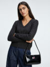 Felpe Tommy Jeans TJW ESSENTIAL VNECK SWEATEREXT Marine Felpe Donna - 2