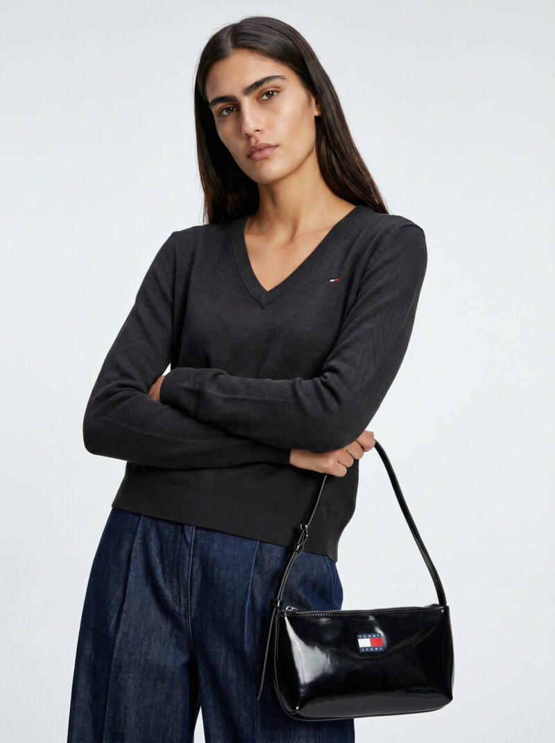 Felpe Tommy Jeans TJW ESSENTIAL VNECK SWEATEREXT Marine Felpe Donna - 2