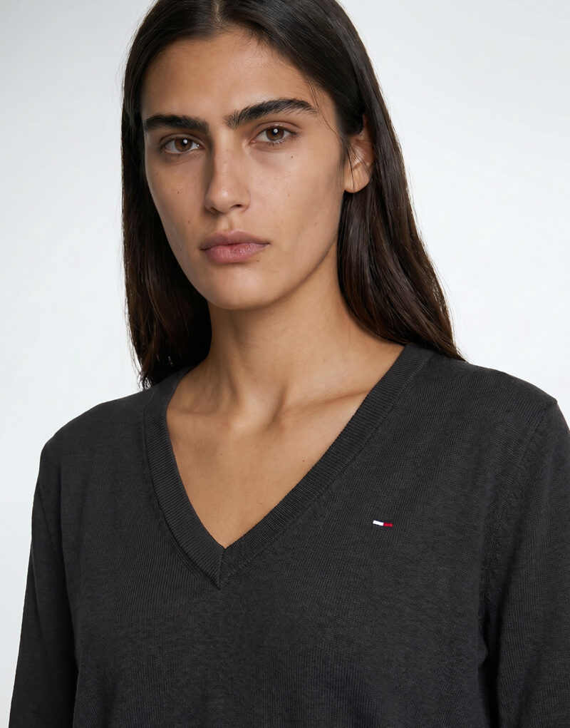 Felpe Tommy Jeans TJW ESSENTIAL VNECK SWEATEREXT Marine Felpe Donna - 5