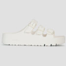 BIRKENSTOCK Florida III Flex Platform EVA Eva / Eggshell / Stretto Bianco Ciabatta Donna - 1
