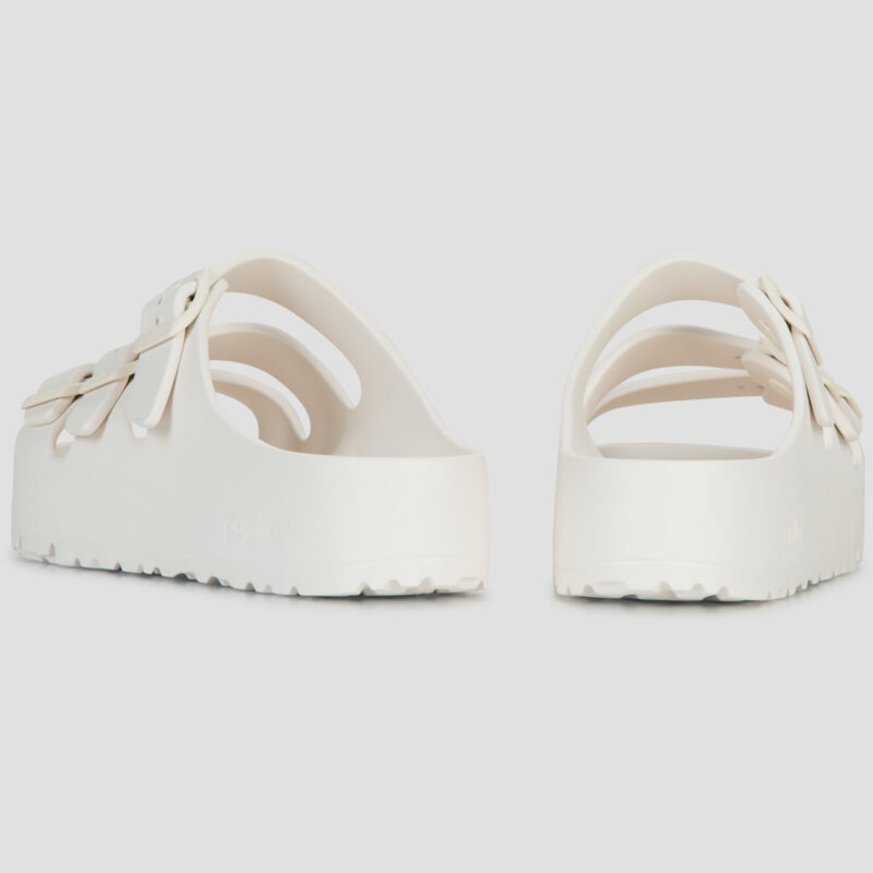 BIRKENSTOCK Florida III Flex Platform EVA Eva / Eggshell / Stretto Bianco Ciabatta Donna - 3