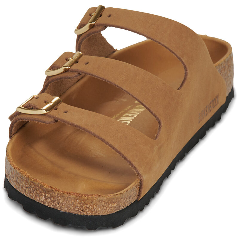BIRKENSTOCK Florida Nubuck / Mink / Stretto Marrone Ciabatta Donna - 3