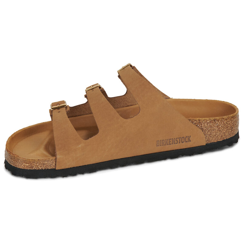 BIRKENSTOCK Florida Nubuck / Mink / Stretto Marrone Ciabatta Donna - 4