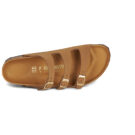 BIRKENSTOCK Florida Nubuck / Mink / Stretto Marrone Ciabatta Donna - 6