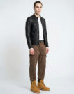 Giacca in pelle  Oakwood  CASEY  Nero Giacche in pelle Donna - 3